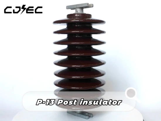 33kv 9 Sheds Outdoor Post Porcelain Insulator for Switch Gear P-13