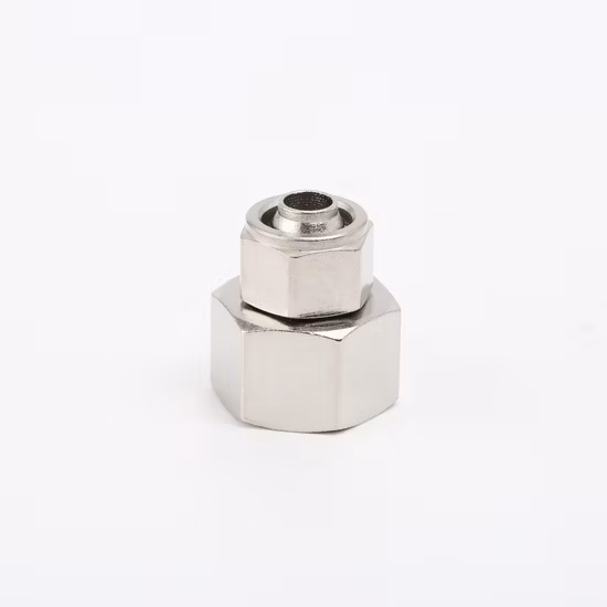 Silver Color Quick Pneumatic Brass Fitting Metal Fitting